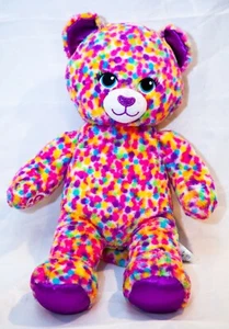 Build A Bear Plush Multi Color Polka Dot colorful Cat Confetti Design BAB - Picture 1 of 7