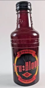 True Blood O-Positive Tru Blood Orange Vampire Drink Glass Bottle New Sealed HBO - Picture 1 of 2