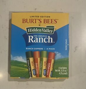 NEW in Box Burt's Bees Hidden Valley Ranch Lip Balm set