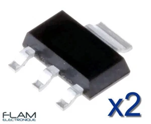 2x Régulateur de tension positif 78L09 SOT89 Triode positive Voltage regulator - Imagen 1 de 3
