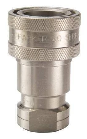 PARKER SH6-62 Quick Connect Socket 3/4" 3/4"-14 SS FREE SHIPPING  - Image 1 of 1
