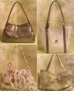 Vogue V8506 FF Sewing Pattern Bags Handbags Purses Tote 4 Styles Women - Picture 1 of 6