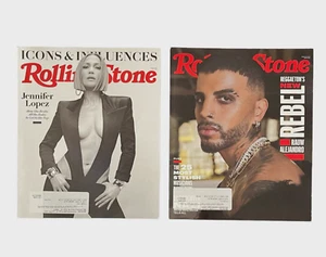 Lot 2 Rolling Stone Magazine Jennifer Lopez March 2022 Rauw Alejandro Feb 2022 - Imagen 1 de 10