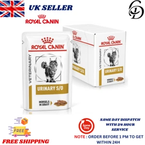 Royal Canin VHN Veterinary Health Urinary S/O Pouches Wet & Dry Cats Food 12x85g - Picture 1 of 7