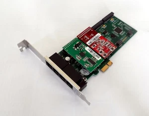 Atcom AXE400P-11 4 Port Analog PCI-E Asterisk Card with 1 FXS 1 FXO - Picture 1 of 1