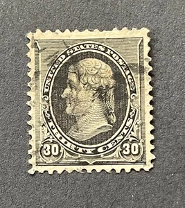mystamps US 228, 30 cent Clay, 1894, Used, Fine - VF condition - Picture 1 of 2