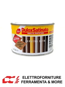 DUCO Smalto Dulox Sintetico Satinato NERO Effetto Seta 0,375 lt Alta Copertura - Imagen 1 de 4