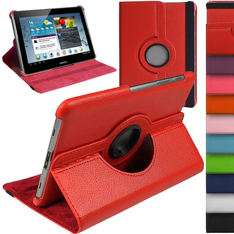 Leather 360 Rotate Case Stand Cover For Samsung Galaxy Tab 2 10.1 P5100 - Image 1 of 1