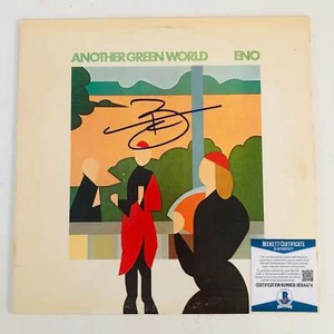 Álbum firmado por Brian Eno "Another Green World" LP autenticación Beckett - Imagen 1 de 1