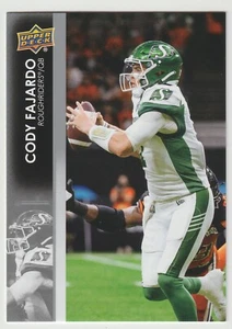 2022 Upper Deck CFL Cody Fajardo #115 Saskatchewan Roughriders Nevada - Picture 1 of 2