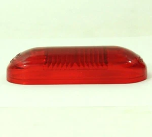 KD 20 Oval Domed Side Tail Clearance Marker Lens Red 4" Trail RV Motorcycle NOS - Bild 1 von 4