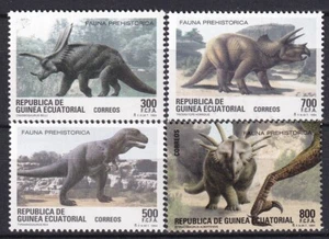 Guinea Ecuatorial 1994 Edifil 182/85 Fauna Prehistórica Dinosaurios MNH VF - Imagen 1 de 1