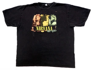 NIRVANA Band Collage vintage t shirt distressed faded - Picture 1 of 10