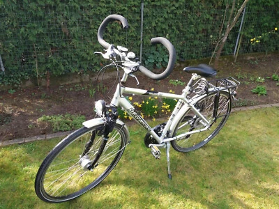 Trekking Fahrrad Herren  Alu-Rahmen Silber Marke Pegasus siehe Bilder - Bild 1 von 4