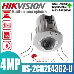 Hikvision DS-2CD2E43G2-U 4MP AcuSense Fixed POE Network Dome Camera Built-in Mic - Picture 1 of 9