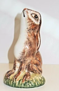 Babbacombe Pottery   Figure  Moon Gazing Hare  Small - Picture 1 of 6