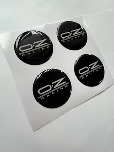 4x OZ Silikon Felgenemblem Aufkleber Nabenkappen Mitte Radkappe Logo Decal - Bild 1 von 6