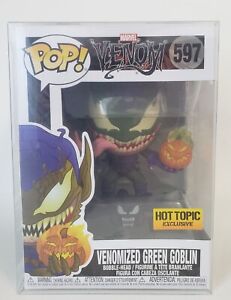 Funko Pop! Marvel: Venomized Green Goblin Hot Topic Exclusive #597 W/PROTECTOR 