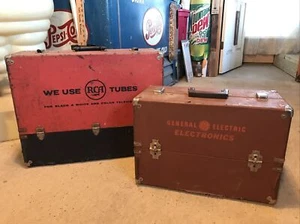 Tubos electrónicos - RCA, Sylvania, GE, Philco, Miller, + estuches sin probar - Imagen 1 de 12