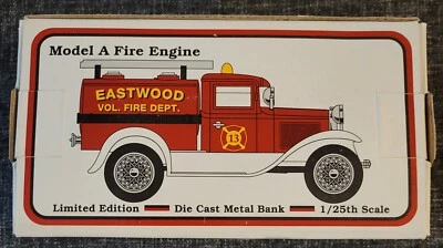 The Eastwood Company Limited Edition Ford Model A Fire Engine Die Cast Bank - Image 1 of 4