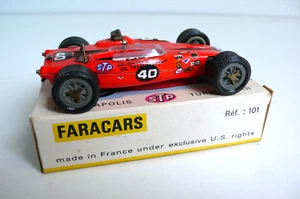 FARACARS INDY SRP TURBINE CAR TRÈS BON ÉTAT 1/43ème BOITE D'ORIGINE - Imagen 1 de 6