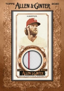 [DIGITAL CARD] Topps Bunt Bryce Harper Allen & Ginter Bronze Framed Mini Relic - Picture 1 of 1