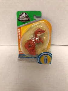 Jurassic World Imaginext Dinosaurier Raptor 3" Figur (rot / orange) - Bild 1 von 3