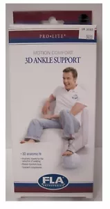 Pro-Lite FLA Orthopedics 3D Ankle Support XS Charcoal Grey Right #75889-12 NEW - Picture 1 of 3