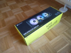 Corsair H170i ELITE CAPELLIX 420mm AIO 3x ML 140 mm RGB PWM iCUE Commander Core - Photo 1/20