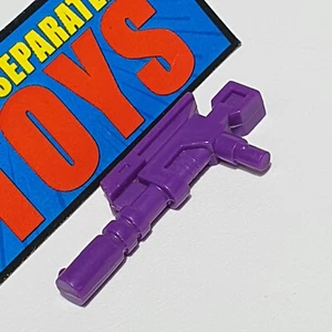 Vtg Transformers G2 Brawl HAND GUN blaster 1994 Bruticus purple weapon accessory - Picture 1 of 24
