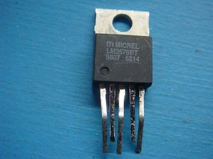(5) MICREL LM2576BT DC-DC SWITCHING REGULATOR BUCK ADJ 3A 450V TO220-5 PREPPED - Picture 1 of 3
