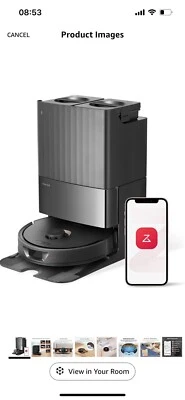 Roborock Q Revo Robot Vacuum and Mop - White/Black Refurbished - Image 1 of 4