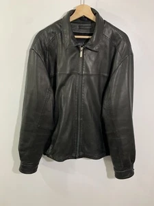 Chaqueta Wilsons Vintage Cuero Pelle Studio Grande - Imagen 1 de 11