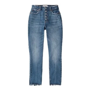 Abercrombie & Fitch Jeans A&F High Rise Curve Love Skinny Button Fly 32L 32 x 29 - Picture 1 of 5