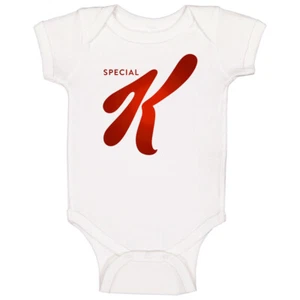 Special K Logo Greatest Cereal Of All Time Breakfast Fan Foodie Baby One Piece - Picture 1 of 1