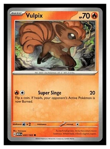 Pokemon Vulpix 037/165 Scarlet & Violet 151 - Picture 1 of 1
