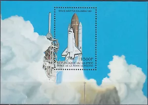 Guinea S/S Space Shuttle Columbia 1999 MNH-9 Euro - Picture 1 of 1