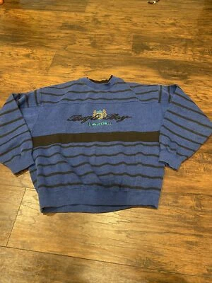 Sudadera De Colección Corneta Bog Doble Cuello Talla L Logo Bordado En Pecho Rayas  Foto 1 de 4