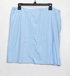 BLAIR Essential Soft Stretch Jersey Knit Skorts, Women's Size L, Blue, NEW!! - Picture 1 of 3