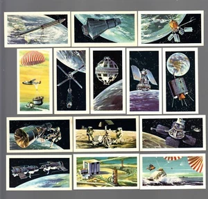 CIGARETTE/TRADE/CARDS. Brooke Bond Tea. THE RACE INTO SPACE. (Set of 50). (1971) - Picture 1 of 1