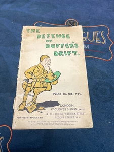 ww1 The defence of Duffers Drift. Ninth Thousand 1912. See Pictures Rare Book - Picture 1 of 5