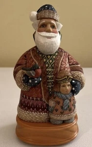 G Debrekht Merchant Santa With Boy Musical 51791 - Imagen 1 de 7