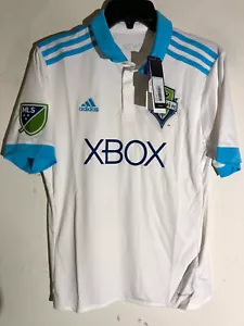 Adidas Youth MLS Jersey Seattle Sounders Team White Alt sz XL - Picture 1 of 2