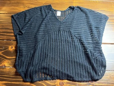 Suéter Xhilaration, Para Mujer Talla XS, Negro, Semi Transparente, Manga Corta Foto 1 de 4