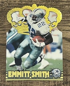 1996 Pacific Crown Collection Gold Crown Die-Cuts Emmitt Smith #GC-1 HOF