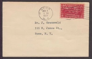 1927 Battle of Oriskany Saratoga Sc 644 with Utica New York NY cancel - Picture 1 of 1