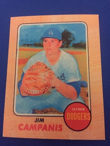 Jim Campanis Los Angeles Dodgers Postcard SGA Cover