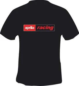 Camiseta estampada Aprilia estilo carreras moto en 6 tallas - Imagen 1 de 2