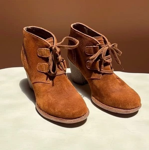 Clark’s Carleta Lyon Talla 9M Mujer Marrón Gamuza Botines Nuevos Sin Caja - Imagen 1 de 8