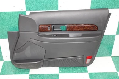 00-02 Lincoln LS Black Woodgrain Front Passenger Right RH Door Trim Panel OEM OE - Image 1 of 4
